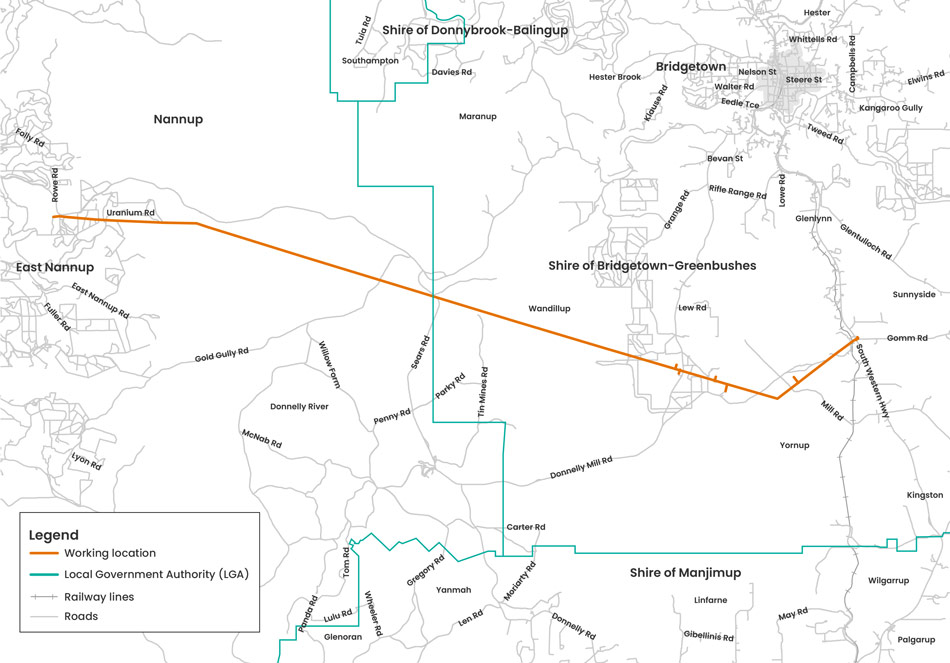 Nannup network upgrade project